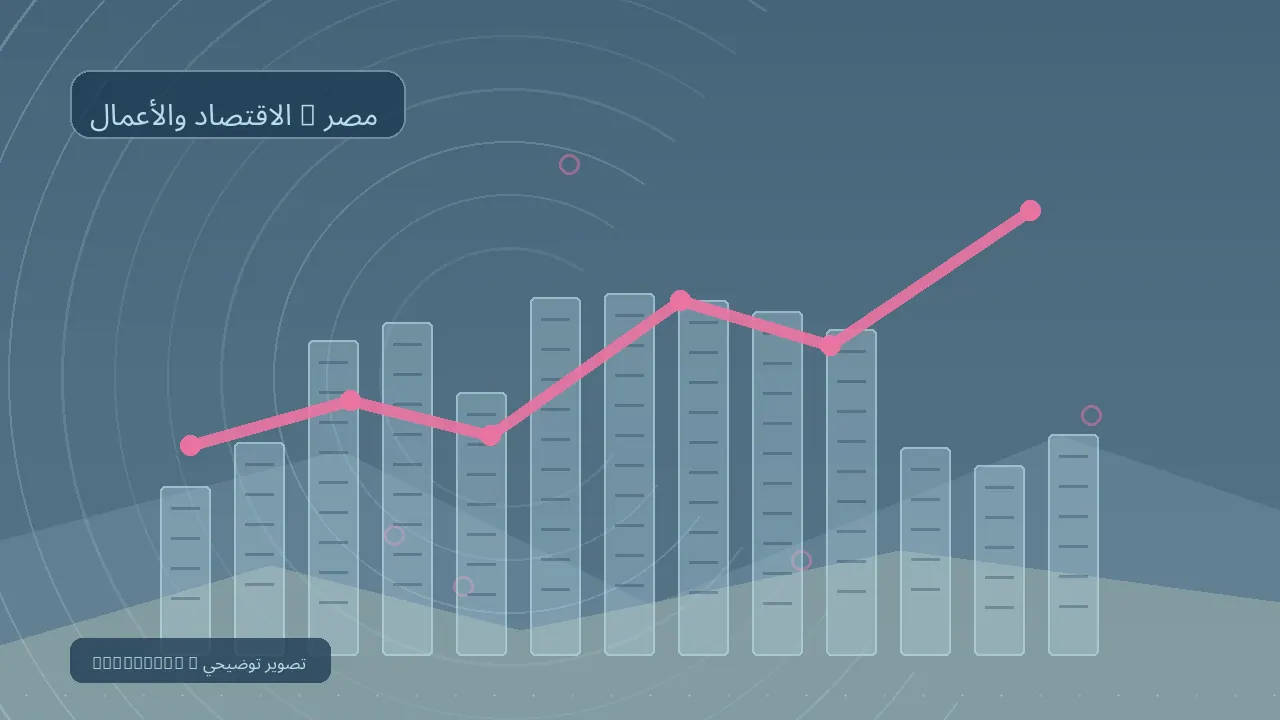 الاقتصاد والأعمال / مصر — رسم تحريري توضيحي غير فوتوغرافي